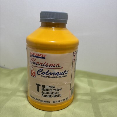 Accurate Charisma Colorant Toner Medium Yellow 1B107884 - 32 Fluid Ounces