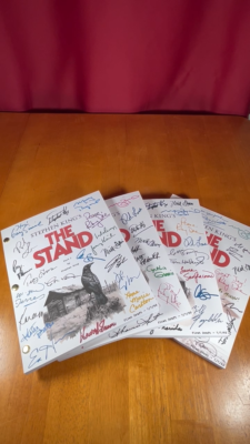 洋書 Strip show The Stand Miniseries Parts 1-4 Script Signed- Autograph Reprints
