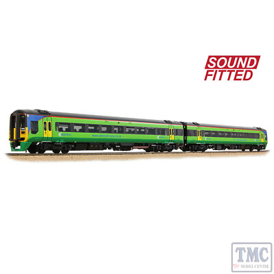 31-516ASF Bachmann Spur O Class 158 2-Car DMU 158856 Central Trains