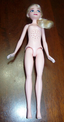 Hasbro DISNEY PRINCESS DOLL FROZEN ELSA Singing Doll Nude -  EUC