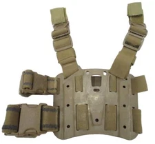 BlackHawk Serpa Tactical Drop Leg Holster Platform Coyote Tan Thigh Rig STRIKE