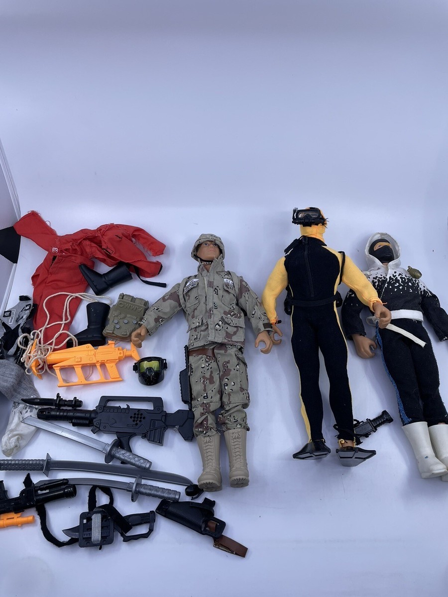 Lot of 3 Vintage GI Joe Soldier 12