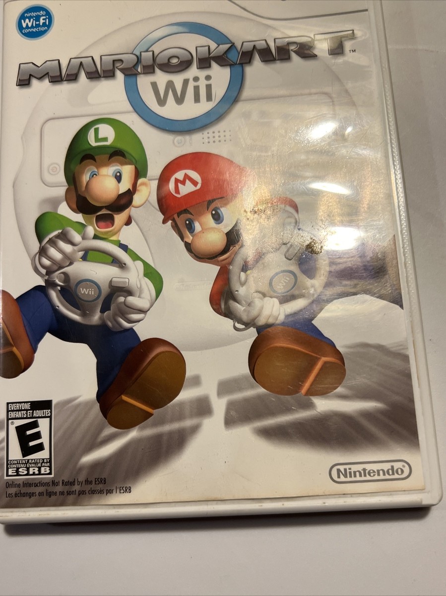 Case and Manual Only NO GAME Mario Kart Wii Nintendo Wii Authentic