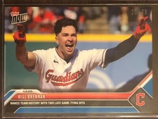 2023 Topps Now #81 Will Brennan Cleveland Guardians RC 21/49