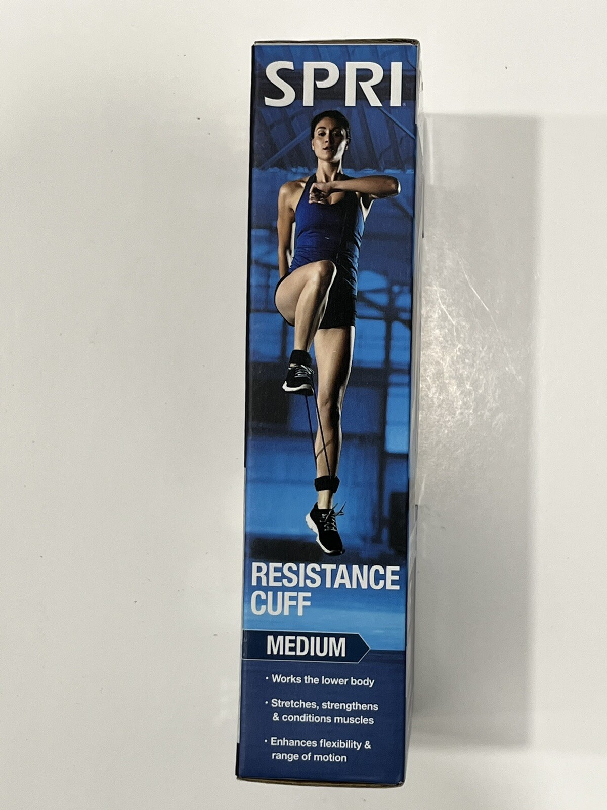 SPRI Resistance Cuff Medium Leg Ankle Band with Exercise Guide Home Workout NIB