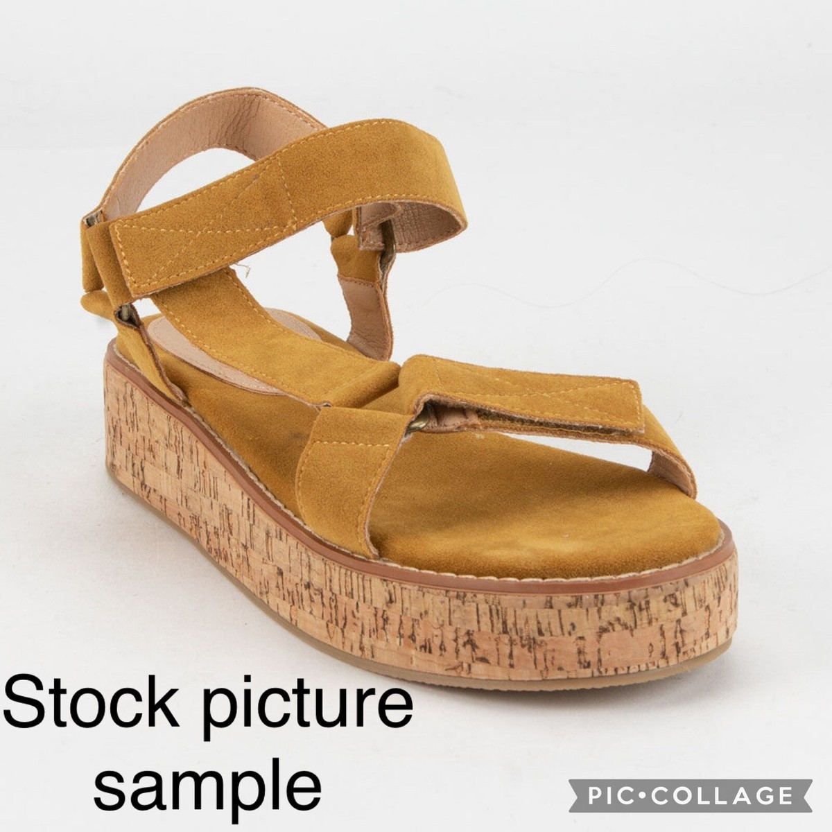 Mi.im Allison Color Emerald Green Womans Platform Sandals  Mi.iM Alison Cork Platform Sandals. Faux suede upper. Adjustable Velcro … main image 1