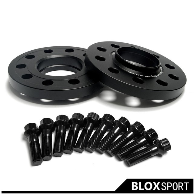 (4) Front 12MM+Rear 15MM Wheel Spacers 5x112 CB66.5 for Audi A4 B8, A5