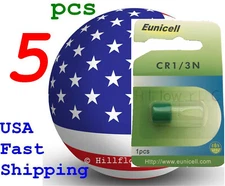 5 pcs CR1/3N DL1/3N TopUS 1/3N 2L76 CR11108 Card 3V Lithium Battery