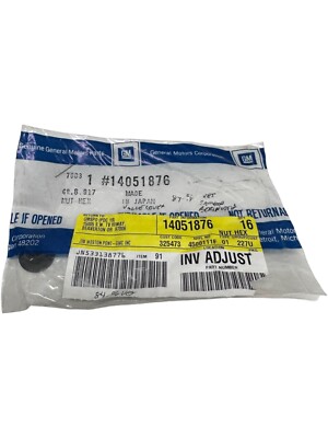 New Genuine GM 14051876 Hex Nut **SALE** | eBay
