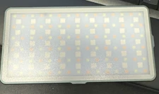 DIGIPOWER MULTI MODE RGB 135 LED LIGHT BAR w/ Charger lcd screen for camera