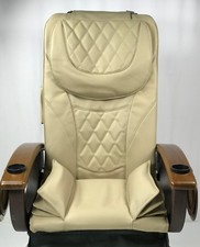 Pedicure Backrest Cushion -Bottom Air Seat Replacement Cover-Diamond -Beige