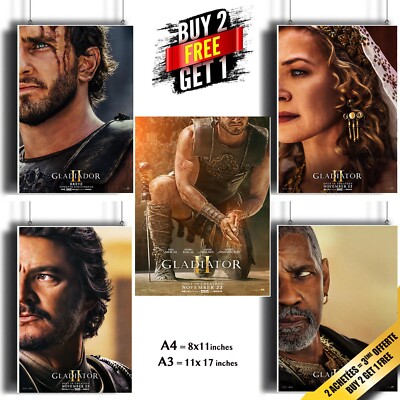 GLADIATOR 2 II Official Movie Poster 2024    
