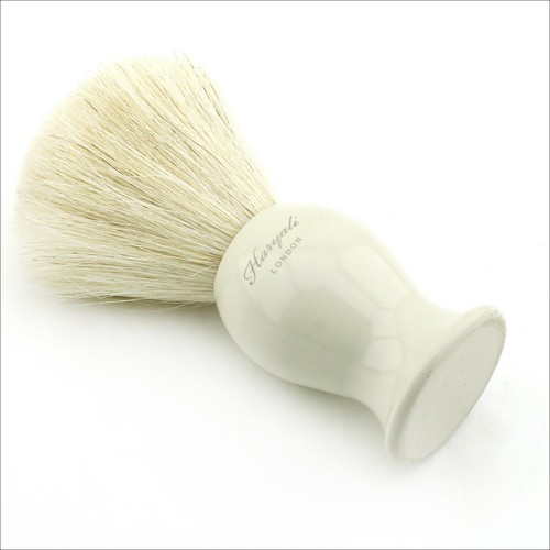 Pure White Badger Hair vintage Shaving Brush For Men's Suits All Type of Skin - Picture 3 of 6