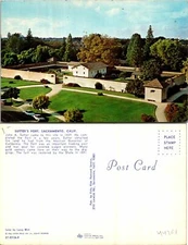Sacramento CA Sutters Fort Postcard Unused (44201)