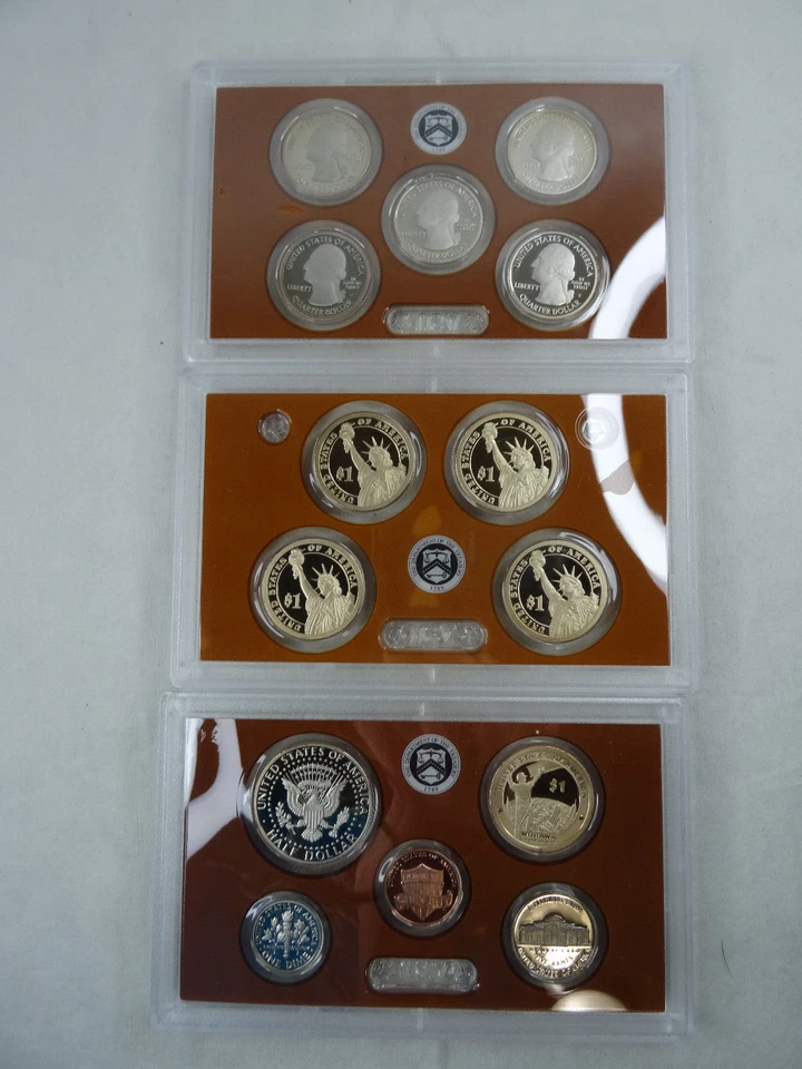 2015-S US Mint Proof Set w/ Box & COA 14 Coins United States Clad - Image 3 of 4