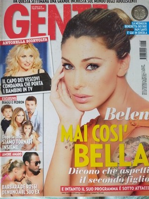 Wochenzeitung MENSCHEN N. 18/2014 BELEN, ANTONELLA CLERICI, MAX BIAGGI, TIGER WOODS 