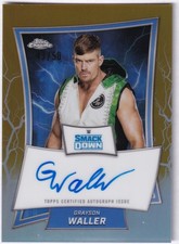 Grayson Waller | On-Card Auto | Gold Refracto...