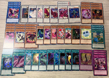 Yugioh Schwarzer Rosendrache / Akiza Deck - 54 Karten Rote Roxyse Weiß Blaue Pflanze