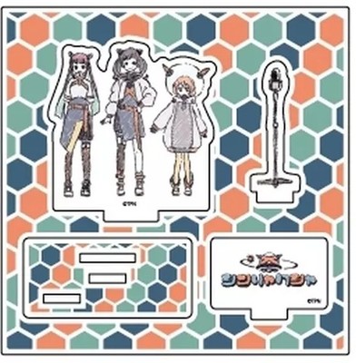 Shinryakusha Acrylic Stand Panel Graph Art Illustration Display