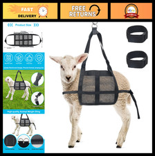 Calf Weighing Sling 300 LB Capacity for Small Animals - 2 Reinforced Restraints