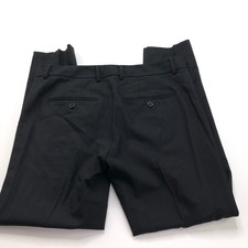 Vince Side Strapping Dress Pant 6 Fit 33W 28L Mid Rise VR556-20585 Black