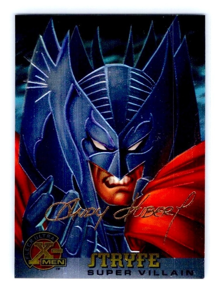 1995 Ultra X-Men Chromium #78 Stryfe GOLD SIGNATURE Parallel SP Marvel Fleer