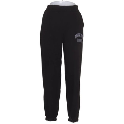 Max Max, Jogginghose, Größe: L, Schwarz, Print, Sweat, Damen #OJc