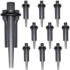 10 Pack 5/8" Wedge and Feather Shims Concrete Rock Stone Splitting Hand Tools