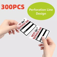 300pcs Car Oil Change Next Service Due Reminder Sticker Written Decals 2 X 2 300pcs Car Oil Change Next Service Due Reminder Sticker Written Decals 2 X 2