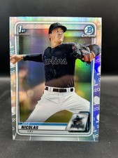 2020 Bowman Draft #BD-64 Kyle Nicolas Chrome Refractor