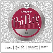 D'Addario Pro-Arte Series Cello A String 3/4 Size