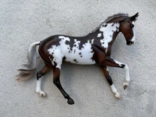 Breyer Horse #90184 True North Silver Bay Overo Premier Club Cantering Warmblood