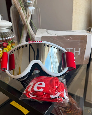 2026 Supreme Smith White MX Motocross Goggles Dirt Bike ATV Ski Snow New