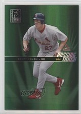 2004 Donruss Elite Passing the Torch Green 489/500 Scott Rolen #PT-24 HOF 5w0