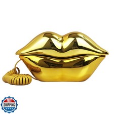 TelPal Corded Landline Phones for Home, Funny Novelty Lip Phone G