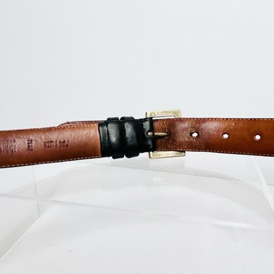 COACH Black Glove Tanned Cowhide Belt 7601 Womens Size 34  display picture 1