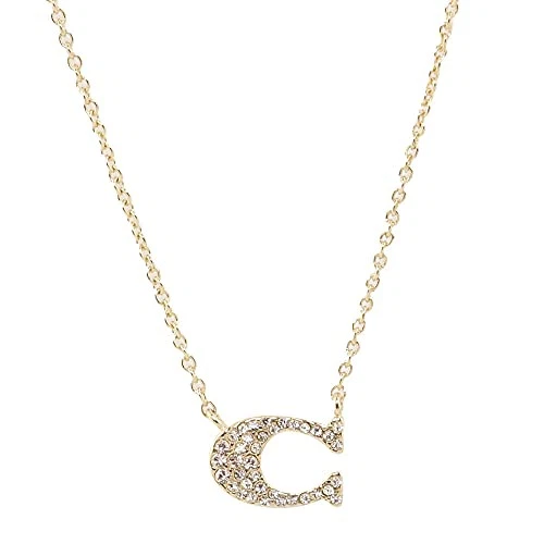 [Coach] COACH Accessories Collana in ottone F91433 Signature Donna Oro GLD