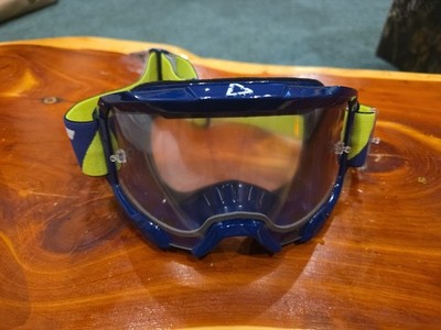 LEATT VELOCITY 4.5 MOTOCROSS MX GOGGLES Blue Clear New In Box.