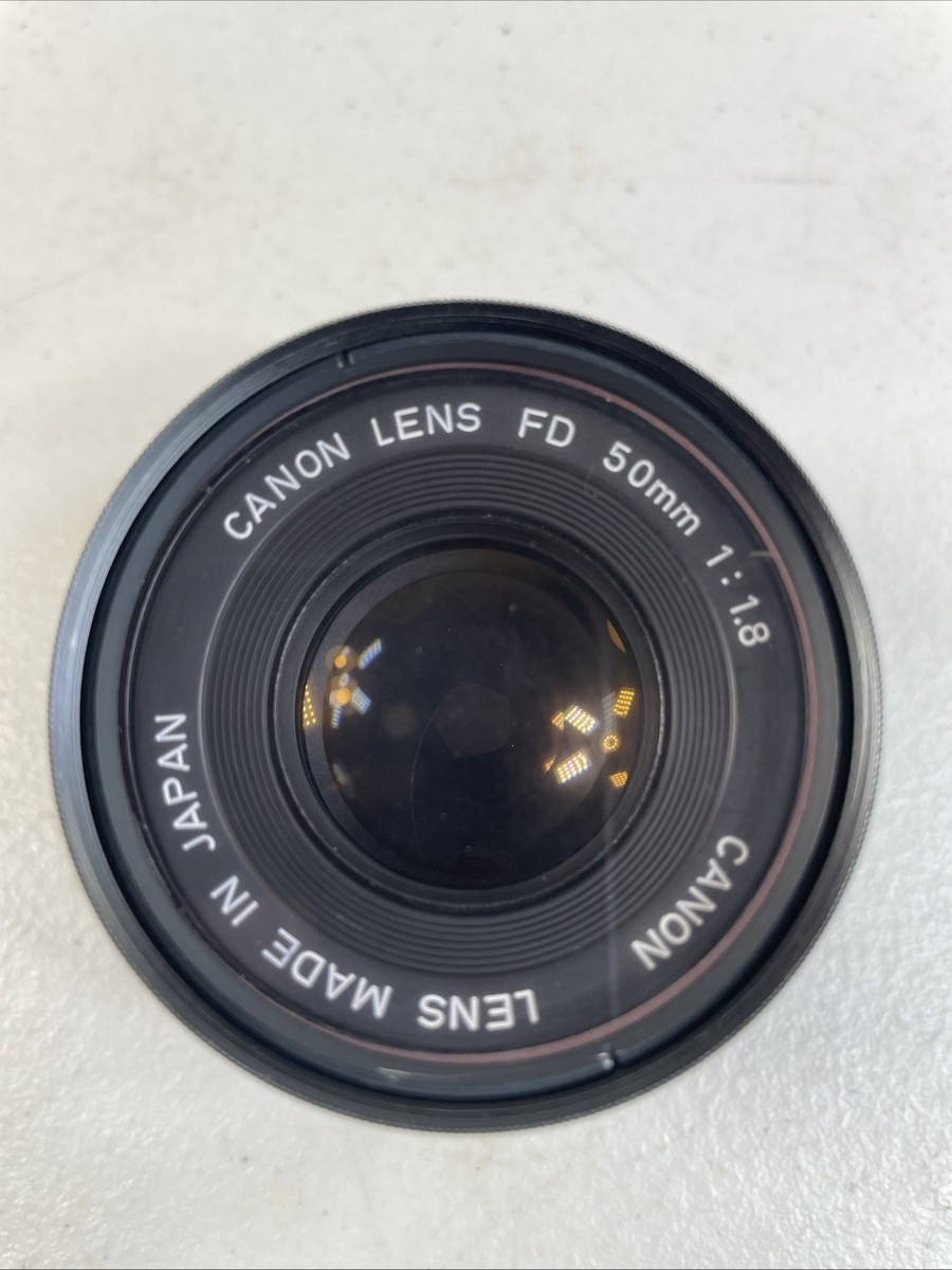 Canon FD 50mm 1:1.8 Film Camera Lens Japan Tiffen Sky 1-A