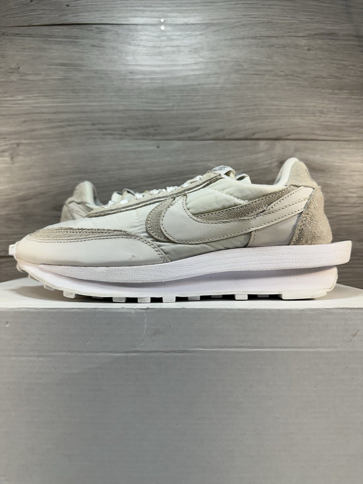 SACAI X NIKE Nike sacai x LDWaffle nylon bianco taglia 8 5