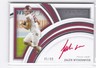 Jalen Wydermyer Auto 2022 Panini Immaculate RC Rookie On Card Red Ink /99 