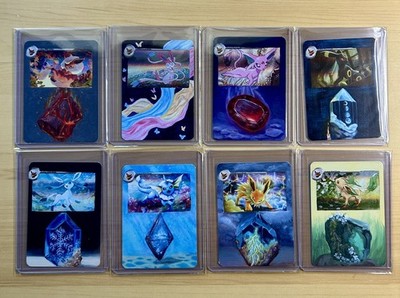 Eeveelutions Set Altered Pokémon Pokemon Card TCG Hand Painted Print Custom Art
