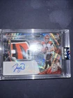 2020 Panini Spectra - Rookie Patch Autographs Joe Burrow 20/ 25 (AU, MEM, RC)