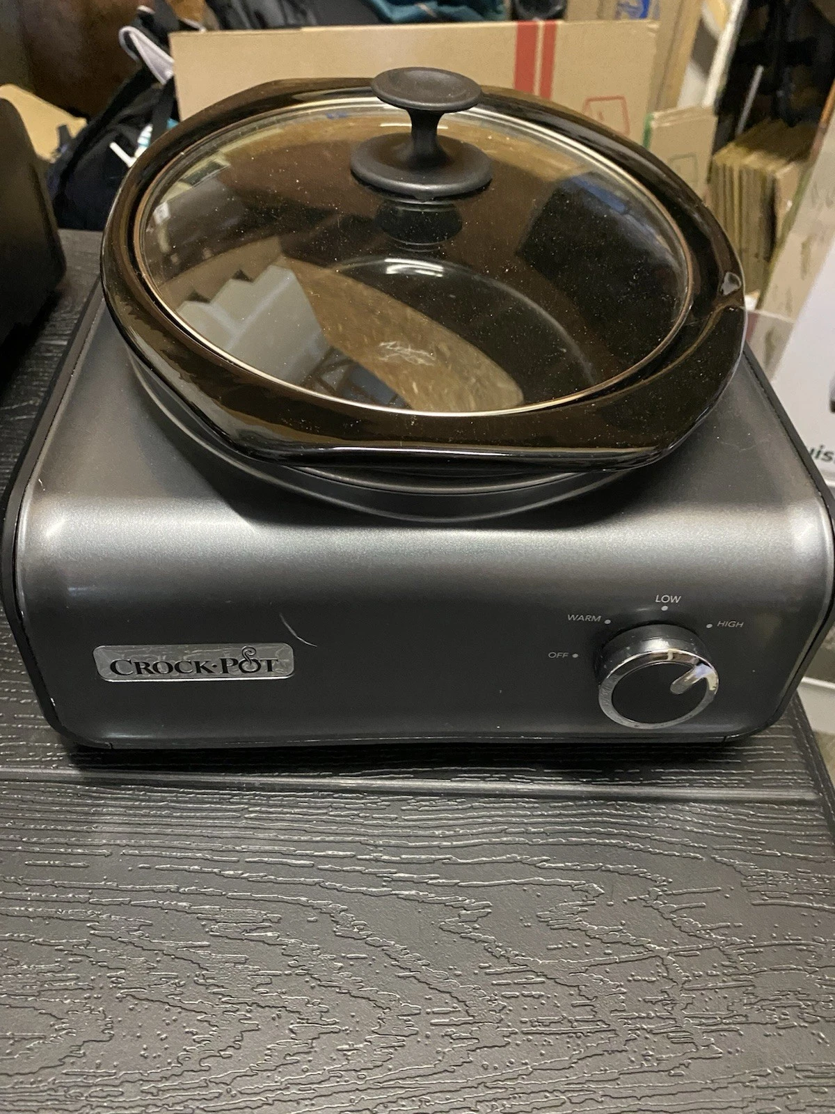Crock Pot Hook-Up 3.5 Qt Oval Slow Cooker Connectable Party SCCPMD3-CH Gray