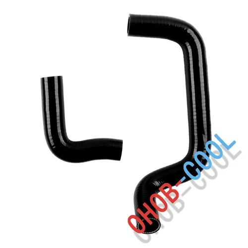 Black Coolant Radiator Hoses For Nissan DATSUN 1200 120Y B210 1.2L MT 1970-1976