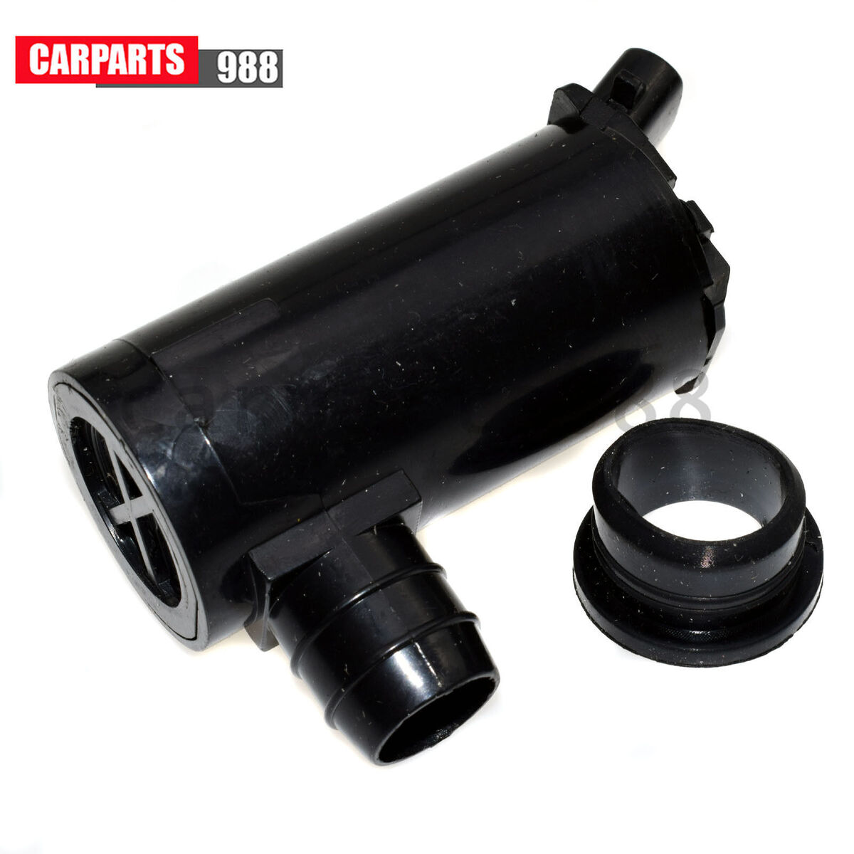 HHCSOP Windshield Washer Pump W/Grommet, Windshield Washer Motor Replacement For Jeep Dodge Chrysler Volkswagen Audi BMW Chevrolet Ford