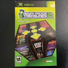 Midway Arcade Treasures 2 Microsoft XBOX Instruction Manual Only