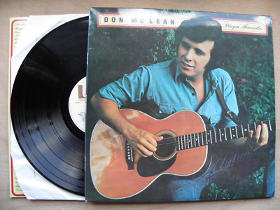 DON MCLEAN PLAYIN' FAVORITES LP 12'' VINYL RECORD 33 1/3 RPM UAG 29528 USA 1973