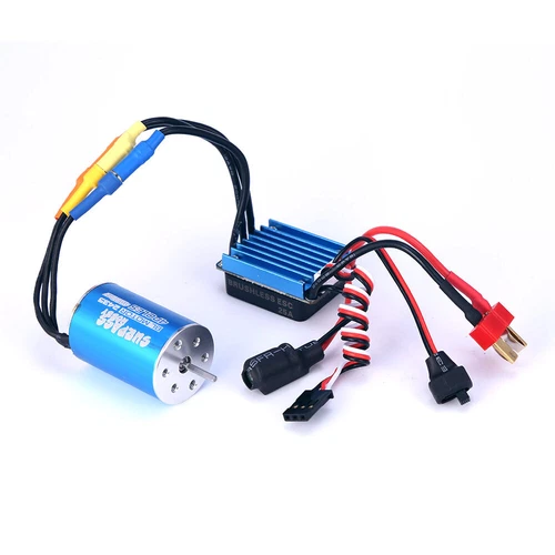 SURPASS 2435 4800KV Sensorless Brushless Motor 25A ESC Combo for 1/16 RC Car