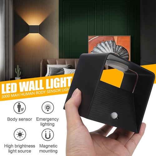 Wandlampe Kabellose LED Wand Leuchte Lampe 3000mAh Akku außen/innen wasserdicht - Bild 5 von 24